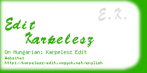 edit karpelesz business card